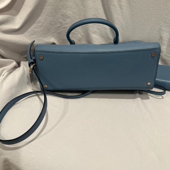 Kate Spade Authentic Blue Purse and Wallet Set - Picture 9 of 11